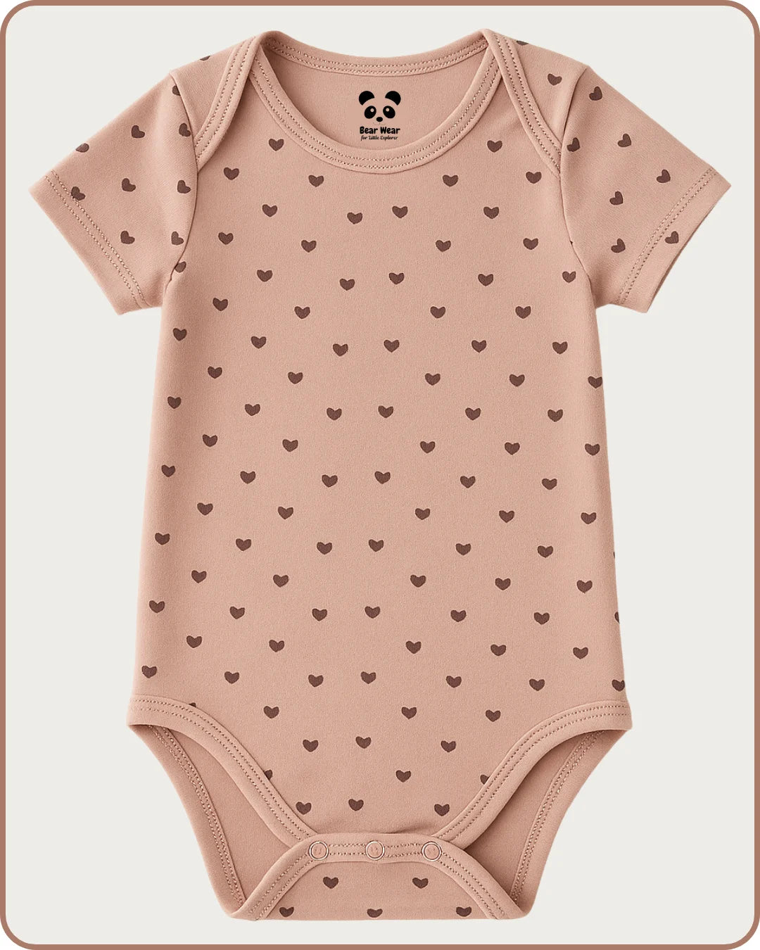 2 Pcs. Pack Short Sleeve baby Rompers